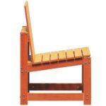 vidaXL Záhradná stolička voskovohnedá 50,5x55x77 cm borovicový masív – Obrázok 5