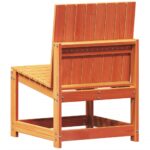 vidaXL Záhradná stolička voskovohnedá 50,5x55x77 cm borovicový masív – Obrázok 6