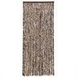 vidaXL Záves proti hmyzu hnedý a biely 100x230 cm ženilka – Obrázok 3