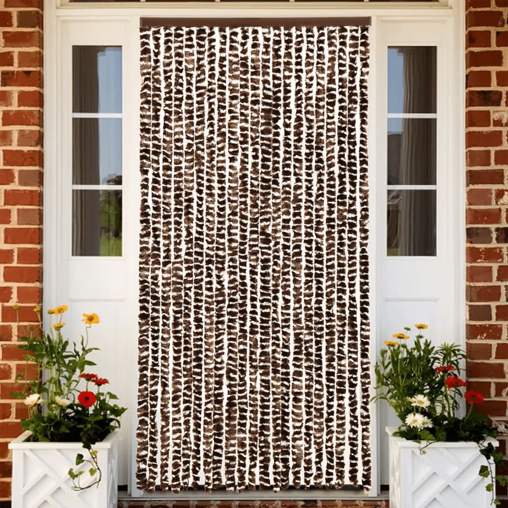 VXL8721012468221_m_en_hd_1.jpg vidaXL Záves proti hmyzu hnedý a biely 100x230 cm ženilka – Obrázok 1
