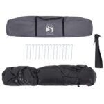 vidaXL Rodinný stan chatka 7 osôb sivo-oranžový rýchloupínací – Obrázok 10