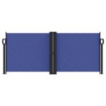 vidaXL Zaťahovacia bočná markíza, modrá 100x600 cm – Obrázok 3