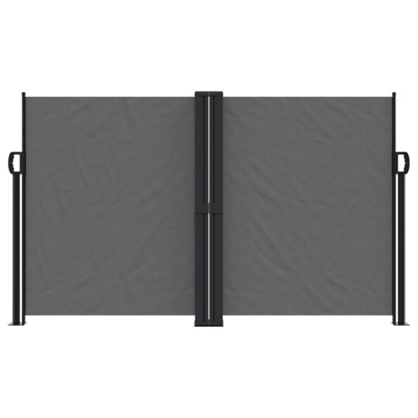 vidaXL Zaťahovacia bočná markíza, antracitová 140x600 cm – Obrázok 3