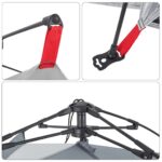 vidaXL Plážový stan sivý rýchloupínací vodoodolný – Obrázok 10