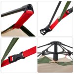 vidaXL Kempingový stan kupola 5 osôb zelený rýchloupínací – Obrázok 10