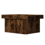 vidaXL Konferenčný stolík dymový dub 80x55x40 cm kompozitné drevo – Obrázok 7