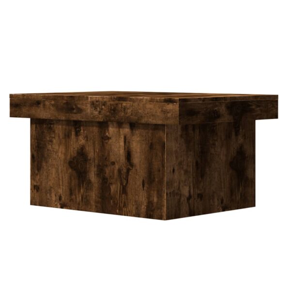 vidaXL Konferenčný stolík dymový dub 80x55x40 cm kompozitné drevo – Obrázok 7