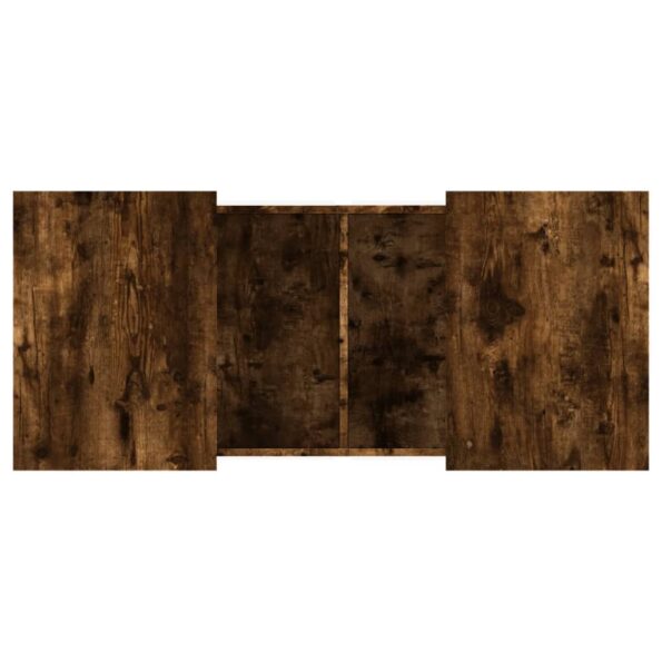 vidaXL Konferenčný stolík dymový dub 80x55x40 cm kompozitné drevo – Obrázok 8