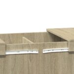 vidaXL Konferenčný stolík dub sonoma 100x55x40 cm kompozitné drevo – Obrázok 10