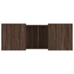 vidaXL Konferenčný stolík hnedý dub 100x55x40 cm kompozitné drevo – Obrázok 8