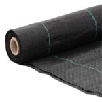 vidaXL Membrána proti burine čierna 1x150 m PP – Obrázok 3