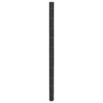 vidaXL Membrána proti burine čierna 2x150 m PP