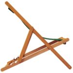 vidaXL Skladacie plážové stoličky 2 ks zelené látka – Obrázok 5