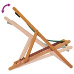 vidaXL Skladacie plážové stoličky 2 ks zelené látka – Obrázok 7