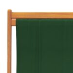 vidaXL Skladacie plážové stoličky 2 ks zelené látka – Obrázok 8