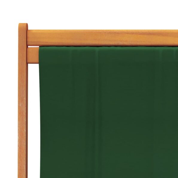 vidaXL Skladacie plážové stoličky 2 ks zelené látka – Obrázok 8