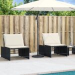 vidaXL Podstavec pod slnečník pre Ø38/48 mm tyče 12 kg kruh – Obrázok 3