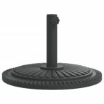 vidaXL Podstavec pod slnečník pre Ø38/48 mm tyče 12 kg kruh – Obrázok 2