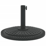 vidaXL Podstavec pod slnečník pre Ø38/48 mm tyče 12 kg kruh – Obrázok 5
