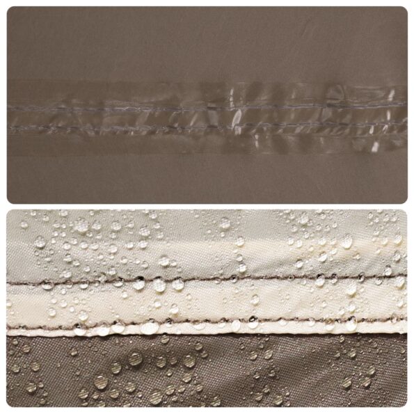 vidaXL Kempingový stan pre 4 osoby hnedý rýchloupínací – Obrázok 12