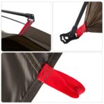 vidaXL Kempingový stan pre 4 osoby hnedý rýchloupínací – Obrázok 10