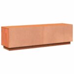 vidaXL TV skrinka voskovohnedá 140x35x40 cm masívna borovica – Obrázok 8