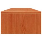 vidaXL Stojan na monitor voskovo-hnedý 100x27x15 cm masívna borovica – Obrázok 5