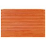 vidaXL Záhradný kvetináč voskovohnedý 110x40x68,5 cm masívna borovica – Obrázok 5