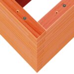 vidaXL Záhradný kvetináč voskovohnedý 110x40x68,5 cm masívna borovica – Obrázok 8