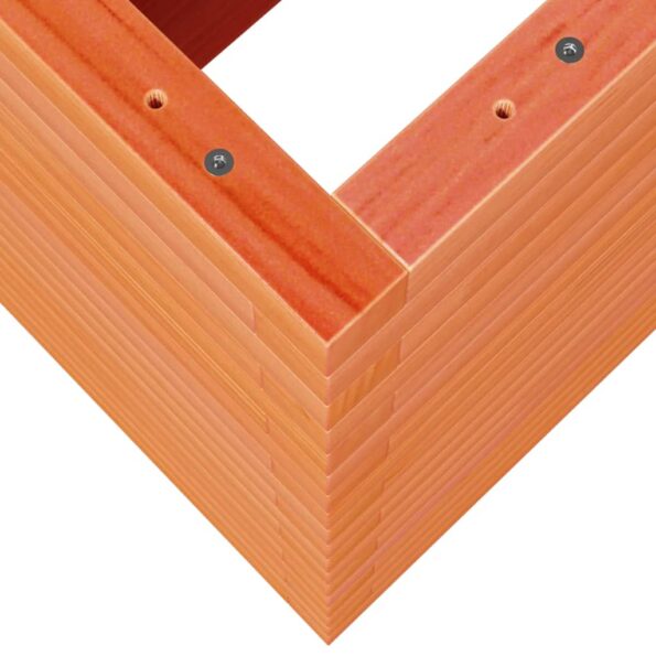 vidaXL Záhradný kvetináč voskovohnedý 110x40x68,5 cm masívna borovica – Obrázok 8