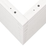 vidaXL Záhradný kvetináč biely 90x60x68,5 cm masívna borovica – Obrázok 8