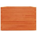 vidaXL Záhradný kvetináč voskovohnedý 70x70x49,5 cm masívna borovica – Obrázok 6