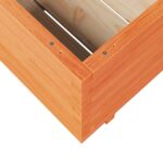 vidaXL Záhradný kvetináč voskovohnedý 70x70x49,5 cm masívna borovica – Obrázok 8
