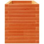 vidaXL Záhradný kvetináč voskovohnedý 90x40x49,5 cm masívna borovica – Obrázok 6
