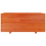 vidaXL Záhradný kvetináč voskovohnedý 110x40x49,5 cm masívna borovica – Obrázok 5