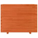 vidaXL Záhradný kvetináč voskovohnedý 90x60x72,5 cm masívna borovica – Obrázok 5