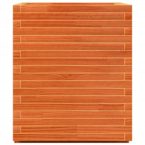 vidaXL Záhradný kvetináč voskovohnedý 90x60x72,5 cm masívna borovica – Obrázok 6