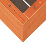 vidaXL Záhradný kvetináč voskovohnedý 90x60x72,5 cm masívna borovica – Obrázok 8