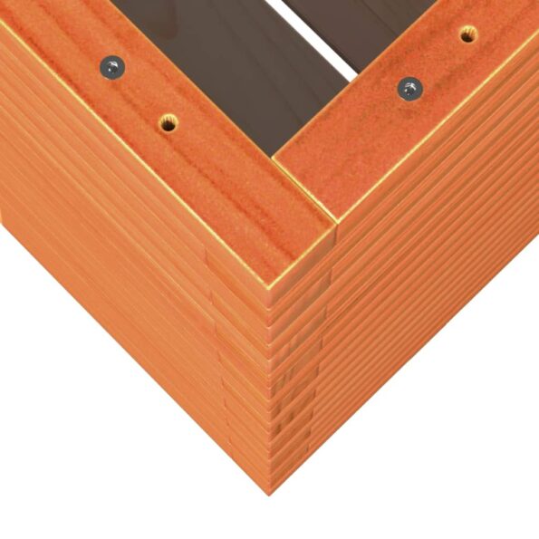 vidaXL Záhradný kvetináč voskovohnedý 90x60x72,5 cm masívna borovica – Obrázok 8