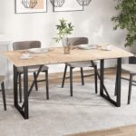 vidaXL Stolové dosky 3 ks 80x53x2,5 cm obdĺžnikové masívna borovica