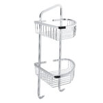 Nimco Drátěná rohová police dvoupatrová