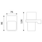 Nimco Držák na kartáčky – Obrázok 4