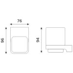 Nimco Držák na kartáčky – Obrázok 6