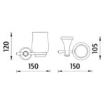 Nimco Držák na kartáčky – Obrázok 3