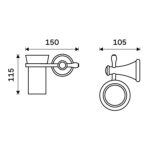 Nimco Držák na kartáčky – Obrázok 2