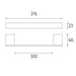 Nimco Držák na ručníky, 38 cm – Obrázok 5