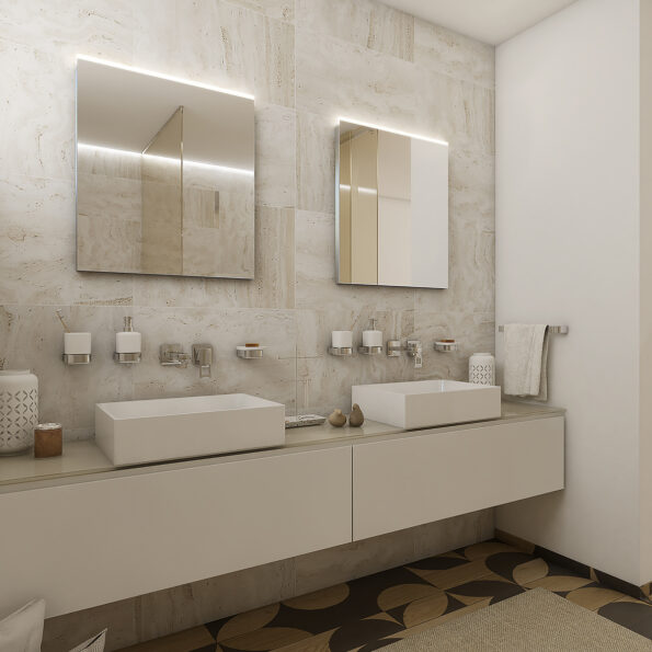 Nimco LED zrcadlo 800x600 – Obrázok 2