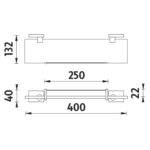 Nimco Police s ohrádkou, 40 cm – Obrázok 3