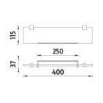 Nimco Police s ohrádkou, 40 cm – Obrázok 3
