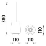 Nimco Toaletní WC kartáč – Obrázok 2